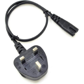 UK plug to C7 AC Power Cord