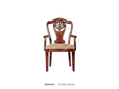 Vintage solid wood dining chair for dining room