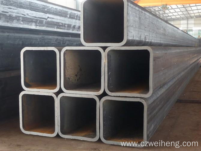 ASTM AISI Black Square Steel Pipe / Tube