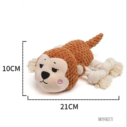 Durable Plush Elephant Dog Toy