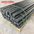Polietileno de alta densidad de varilla de HDPE negro de 100 mm