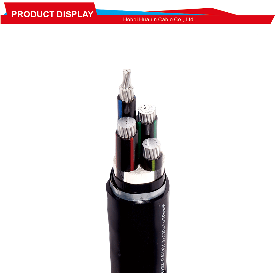 Multi Core Aluminum Alloy Underground Cable