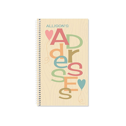 Hard Cover Paper Spiral Address Book