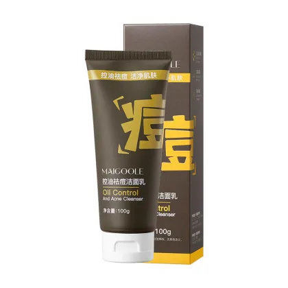 Amino Acid Facial Cleanser for Oil Control and Acne Treatment with Deep Cleaning and Moisturizing