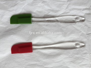 silicone spatula with plastic handle for kids