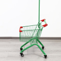 Supermercado de metal infantil mini carrito de compras