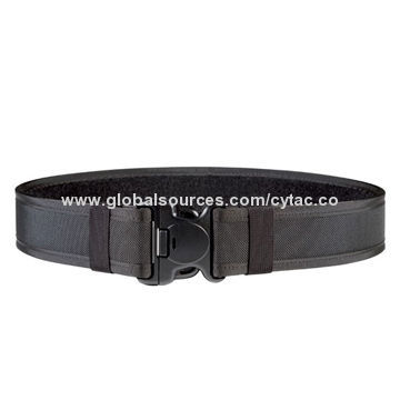 Black Polypropylene Web Police Holsters Duty Belt with Double Insurance and Nexus Buckle