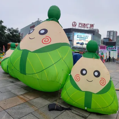 Customizable Chinese Traditional Festival Inflatable Cartoon Zongzi Decorations