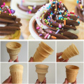 Automatische wafel Gelato Ice Cream Cone Making Machine