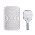 New Self-descaling Shower Head Shower Hand with Multiple Spray Modes Chrome Black Creamy White