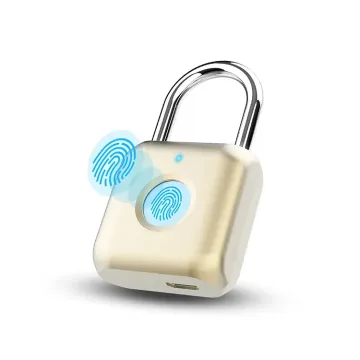 Type-C Rechargeable Fingerprint Identification Smart Padlock