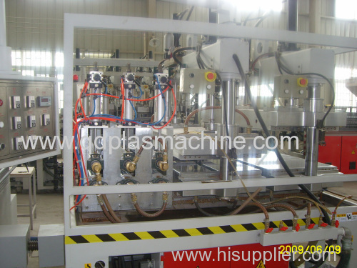 Wpc / Pvc Foam Board Extrusion Line Plastic Machinery 