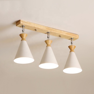 Colorful Wood Ceiling Light for Corridor and Cloakroom Decoration