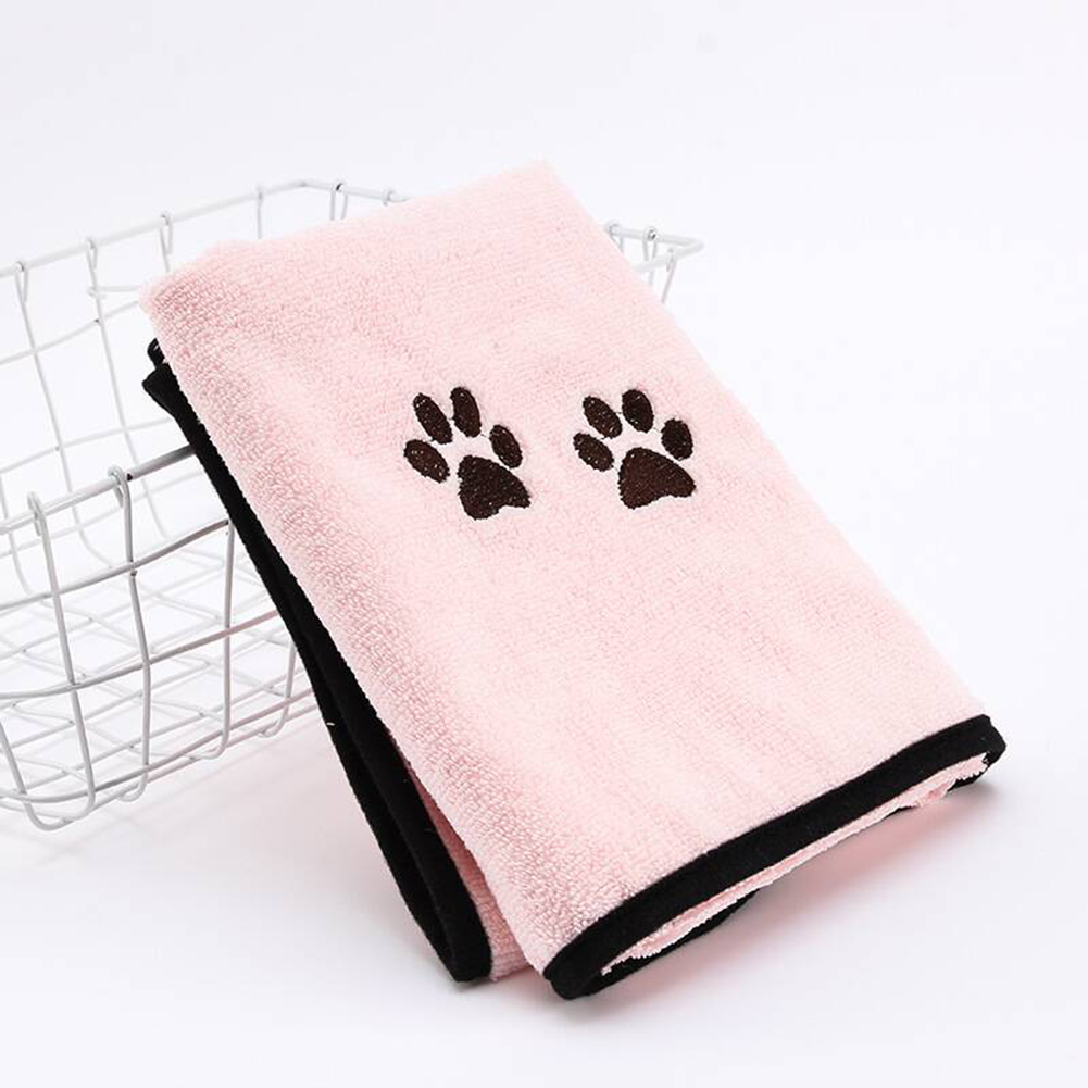 2Pcs Pet Towels Creative Pet Multifunction Pet Soft Quick Drying Super Absorbent Towels Microfibre Bathroom Towels Pet Supplies