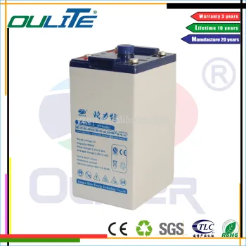 Oliter factory price 2V 400AH Lead Acid deep cycle solar battery