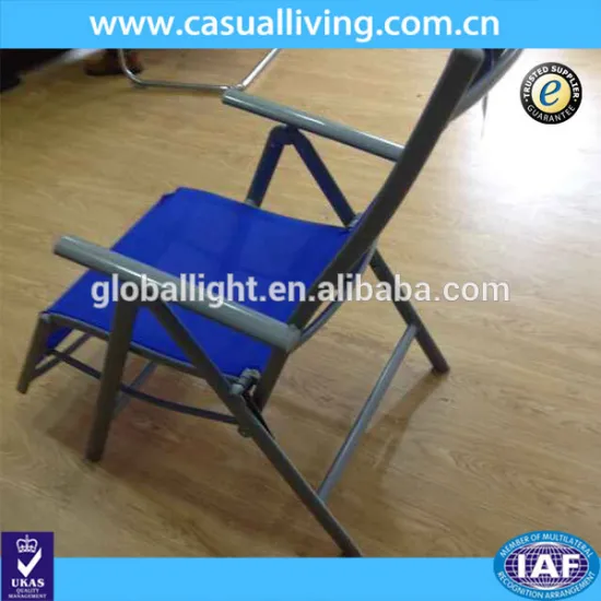Cheap Portable Durable Blue Foldable Armchair