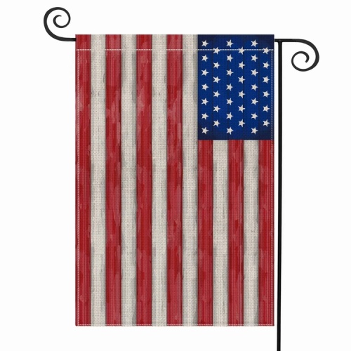 Custom design USA polyester cloth garden yerd flag