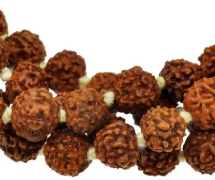 Tibetan 108 Beads mala necklace, Seed Bead Natural Tibetan Rudraksha Seed Prayer Beads Wrist Mala Wrap Bracelet