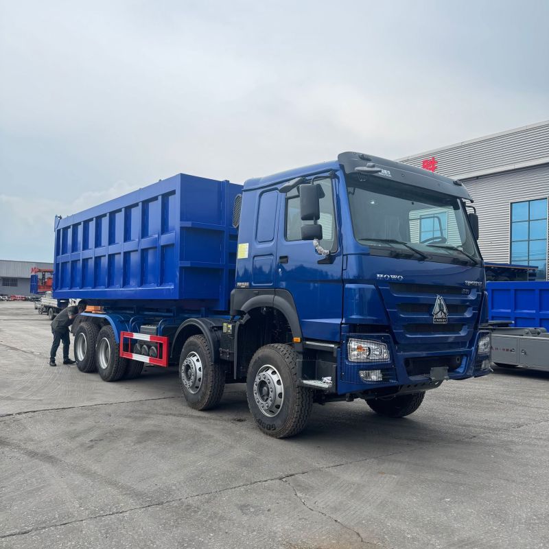 Heavy Duty Hookloader Truck, Hydraulic Hook Lift System Truck For Waste Recycling & Construction Debris