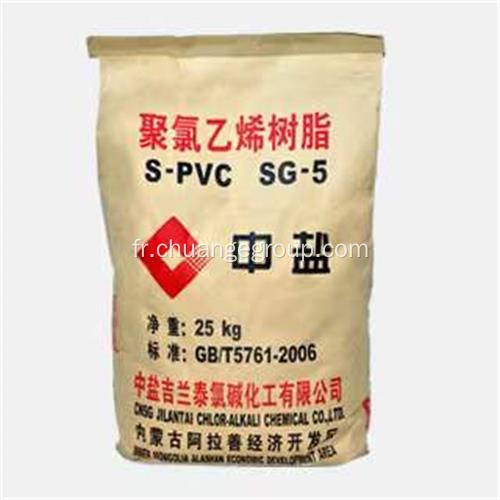 K Value 65 Résine PVC SG5 Marque Zhongyan