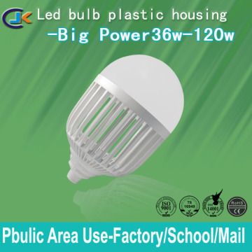 New!!! plastic outdoor lightding 50w2 60w 80w led bulb lamp housing