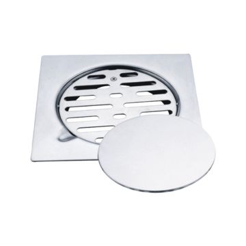 Floor drain with rubber sealed anti-odor drain