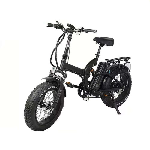 Bicicleta eléctrica plegable de suspensión total fat tire 48v 500w