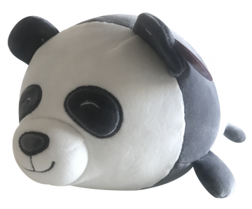 Plush Pillow Panda In Black And White