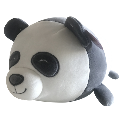 China Plush Pillow Panda In Black And White Factory