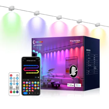 Smart LED Strip Downlights for Indoor Christmas Decor: Enhancing Your Bedroom and Living Room