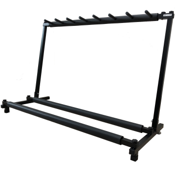 Steel Display Stand Gun Rack Cabinet - 7 Seats Metal Rack
