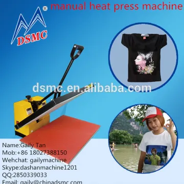 40*60cm manual dye sublimation t-shirt printing machine