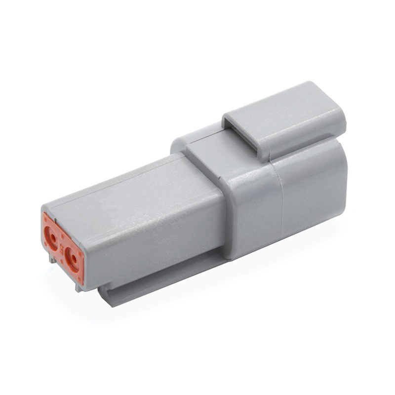 Oem Deutsch Dt04-2p Grey Male Housing 2-way 2-pin Auto Connector, High ...