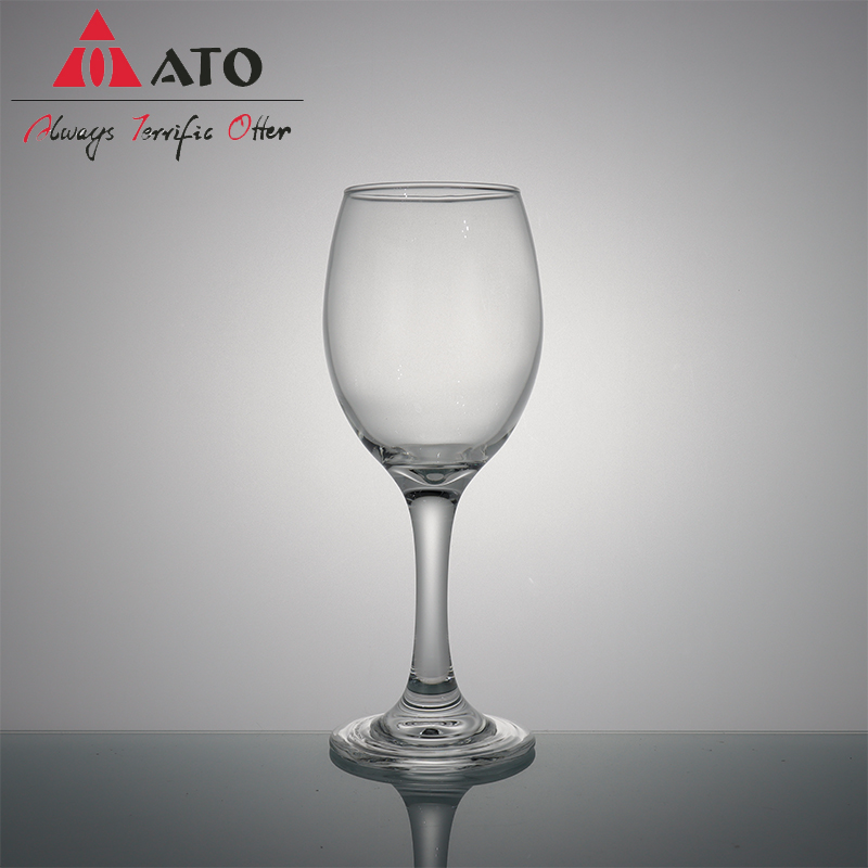 Copa de copa de vino de cristal de borosilicato para fiesta