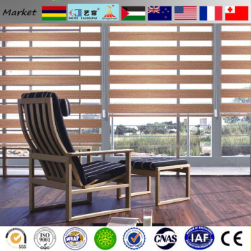 2015 Most Popular Home Decoration Motorized Zebra Roller Blind