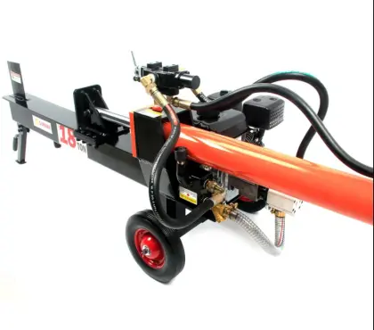 Electric wood splitting and splitting machines
