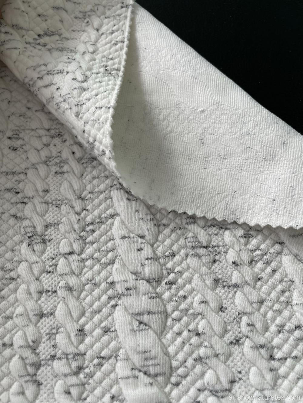 موضوع مثل Jacquard Knit في ثلاثة نسيج ساندويتش محامين لسيدة الملابس الخارجية