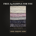 Vải Tweed phủ vải pha trộn với sequin đính cườm