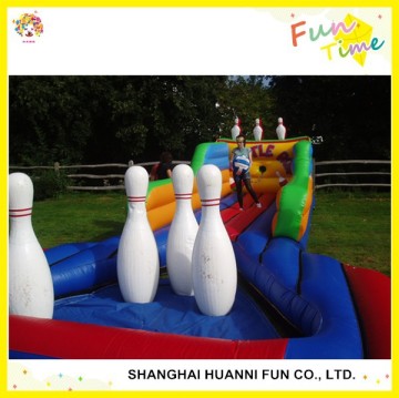 Inflatable Bowling Set with Inflatable Zorb Ball for Kid and Adult Sport Entertainment