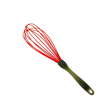 Durable silicone wire balloon whisk