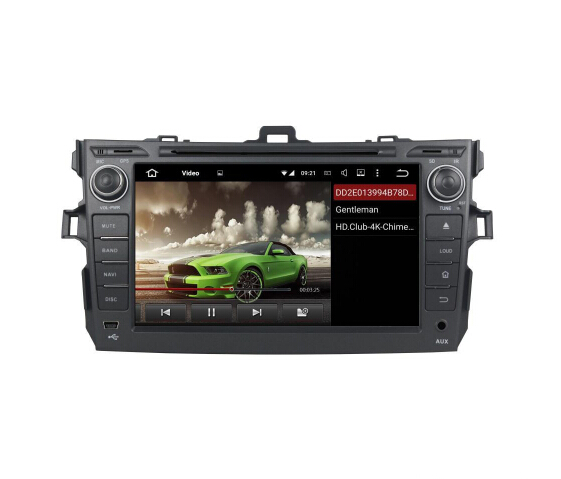 8 Inch Android Toyota Corolla 2006-2011 GPS Radio