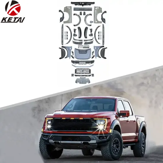 Ford F150 Raptor Style Full Body Kit - Front Bumper for 2021+ Ford F-150