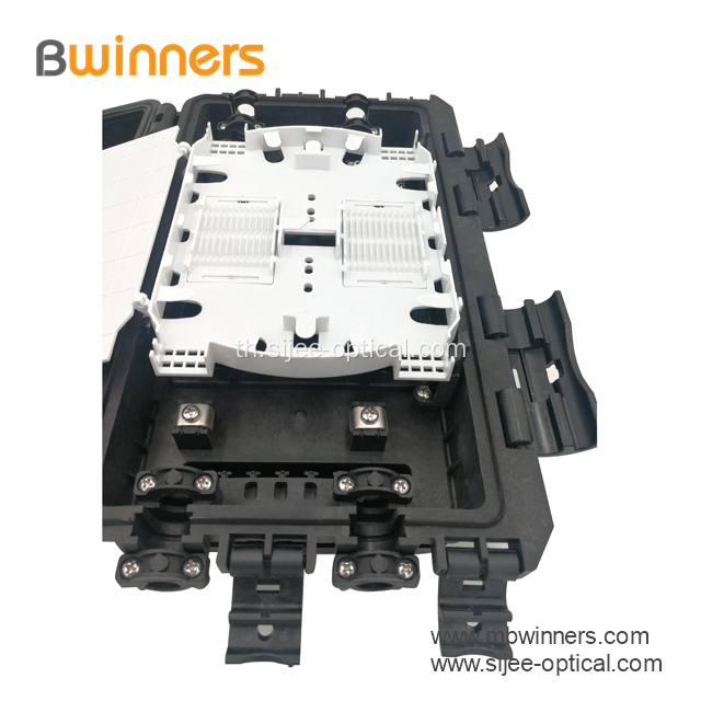 กล่องสิ่งที่แนบมา Ftth ไฟเบอร์ออปติกประกบปิดประเภท Inline