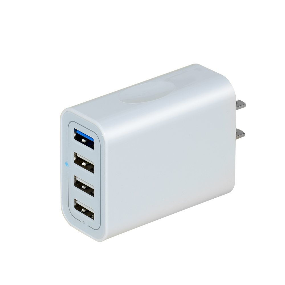 4 شاحن الجدار USB Port