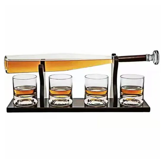 Wholesale Bat-Shaped Alcohol Glasses Set: 4 Glassware Pieces Including Wine Bottles and Whiskey Decanters