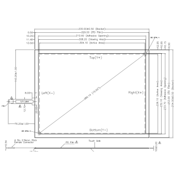 15 Zoll AMT 4-Draht Resistive Touch Panel 9102