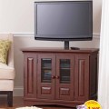 Red Wooden TV Stand with Door