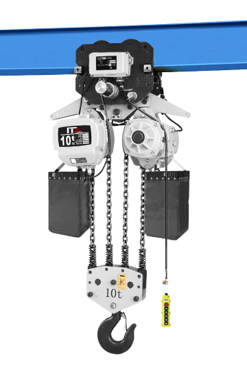 HHBB Electric Chain hoist with trolley 10t