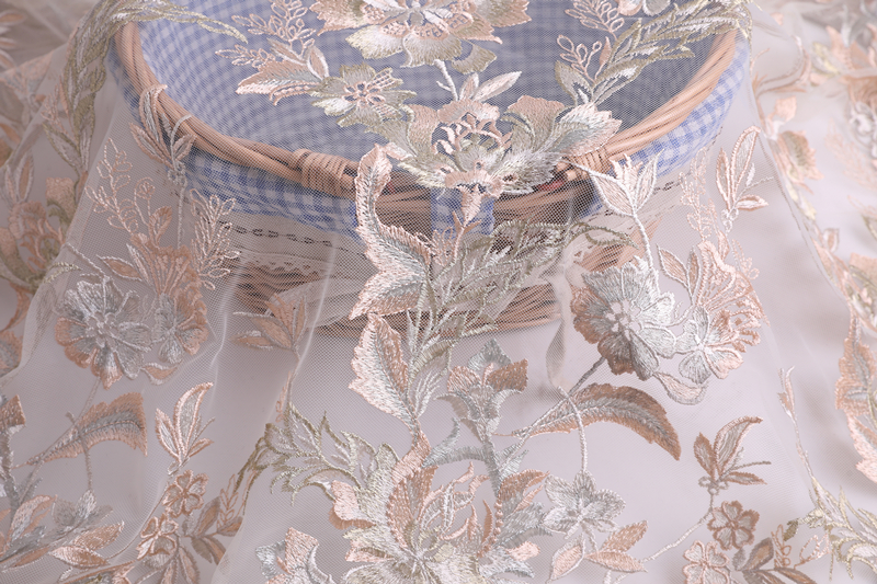 Embroidery On Nylon Korea Mesh