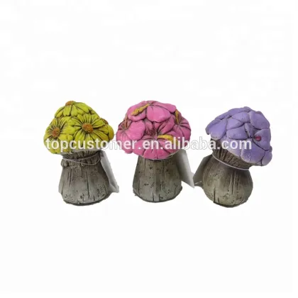 Cement Statue Concrete Garden Decoration Mushroom